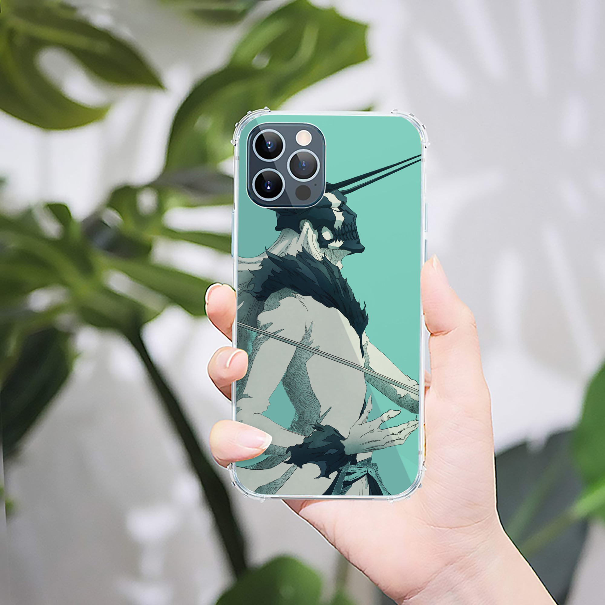 （画像用） ブリーチ BLEACH 【iPhone 12シリーズ対応】透明スマホケース（クリアソフトケース）